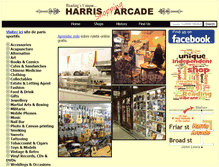 Tablet Screenshot of harris-arcade.com